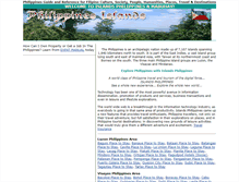 Tablet Screenshot of islandsphilippines.com
